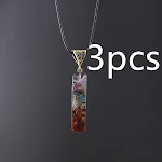 Pingente espiritual de sete chakras em pedra natural. Equilíbrio energético e bem-estar pessoal. Joia mística e presente significativo para a alma. — foto 12
