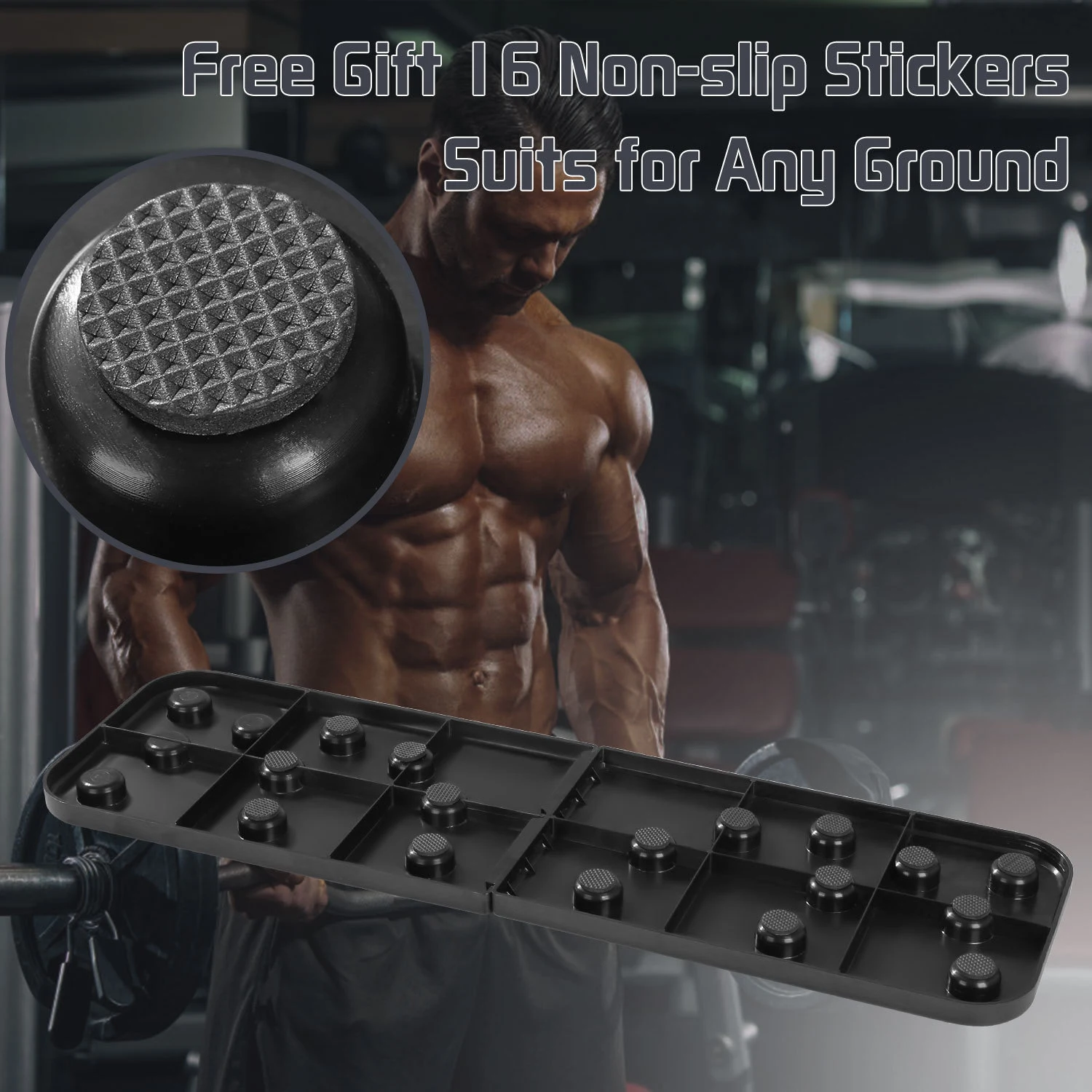 Multifunktionales Push-up Fitness Board Bracket hilft beim Training verschiedener Muskelgruppen für verbesserte Kraft und Fitness. — foto 7