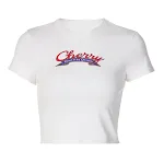 Women's Short Sleeve Printed Slim T-shirt Stylish and Comfortable Fit Lightweight Fabric Perfect for Summer Casual Wear — photo 2