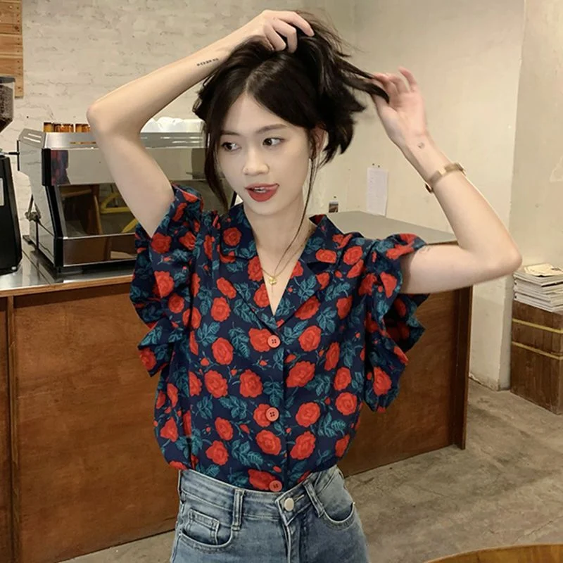 Verão Novo Design Sensação Mangas Soltas Terno Gola Chic Jaqueta Top Ideal para um Look Elegante e Confortável nos Dias Quentes. — foto 1