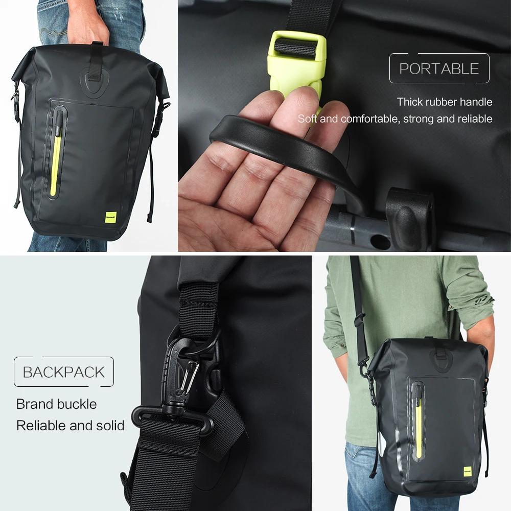 Title 2, Shark bicycle bag with shelf. Provides increase...