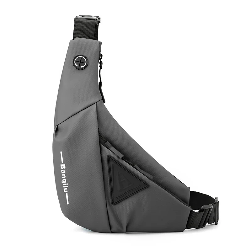 Bolsa de peito masculina casual antifurto com ajuste perfeito. Leve seus pertences com segurança e estilo, ideal para uso diário e viagens. — foto 8