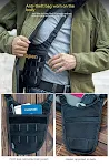 Bolsa Mensageiro Invisível Sob o Braço Anti-furto Pessoal com Alça de Ombro, Segura e Discreta, Perfeita para Viagens e Uso Diário — foto 13