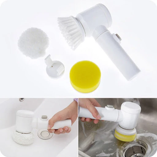 Title 5, Electric Cleaning Brush for Kitchen Bathroom Ho...