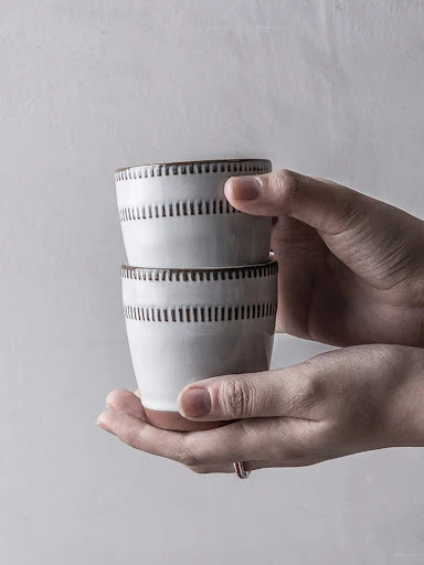 Title 3, Doiyin Retro Restaurant Ceramic Tea Cup Enjoy t...