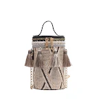 Chain Ethnic Style Portable Straw Shoulder Bag for Summer. Lightweight, stylish, and perfect for carrying your essential — photo 12