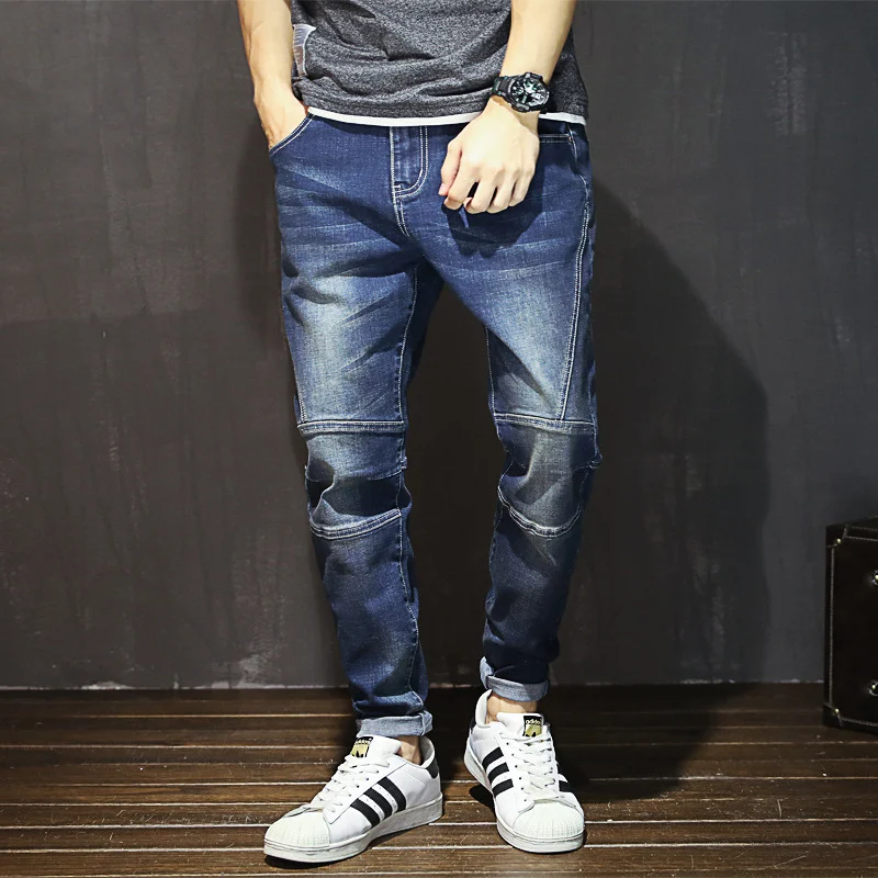 Heren jeans met stretch bij de voeten, voor superieur comfort en bewegingsvrijheid. Ideaal voor dagelijks gebruik en diverse activiteiten. — foto 3