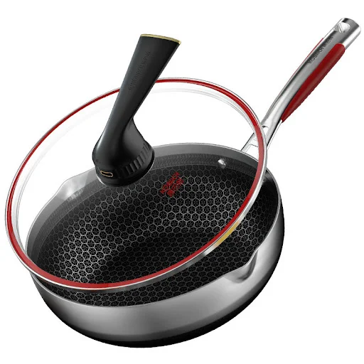 Title 6, Wok Petty Pot 316L Stainless Steel Double-sided...