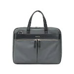 Bolsa para laptop feminina em poliéster com zíper prático, leve e resistente. Perfeita para transportar seu notebook com segurança e conforto no dia a dia. — foto 4