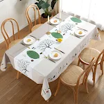 Nordic Style PVC Tablecloth Waterproof Oilproof and Heatproof Disposable Rectangular. Protect your table elegantly and e — photo 13