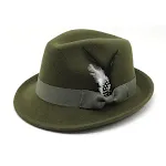 Chapéu masculino de feltro de pele com pena billycock, confortável e estiloso, perfeito para proteção solar e um visual sofisticado e atemporal. — foto 17
