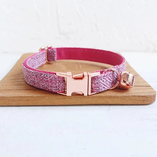 Personalized Cat Collar with Bell Bow tie Engraving Cat Necklace Tag Name Kitten Collars for Small Dog Collar Adjustable — photo 3