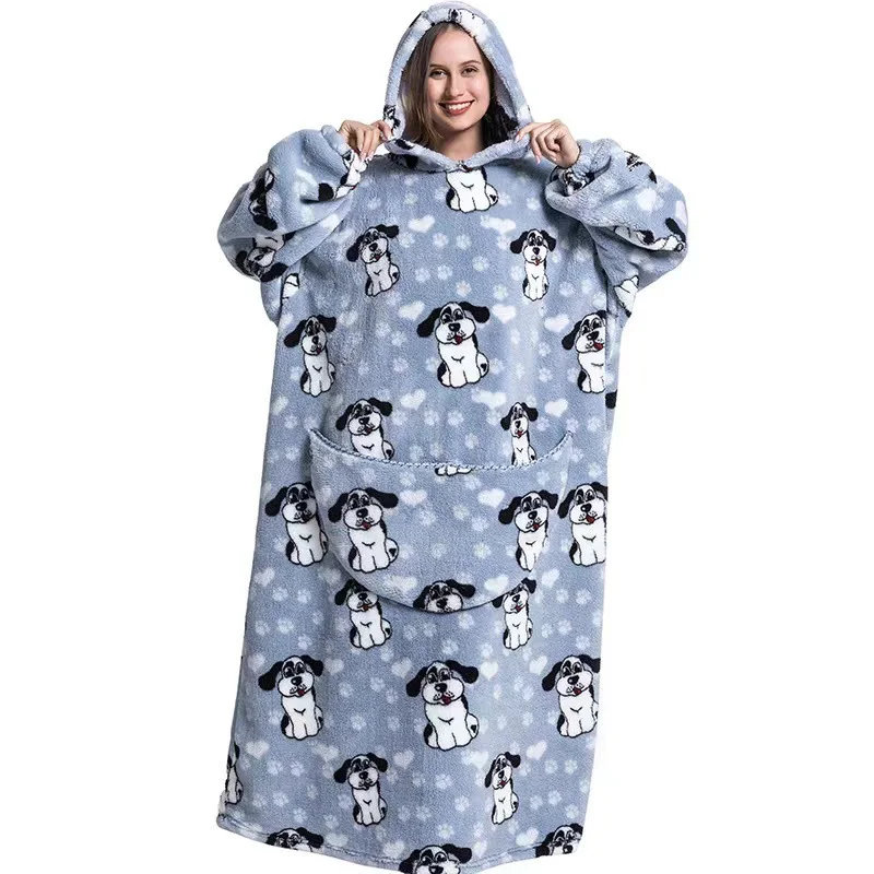 Title 11, Moletom com manta vestível com capuz de lã