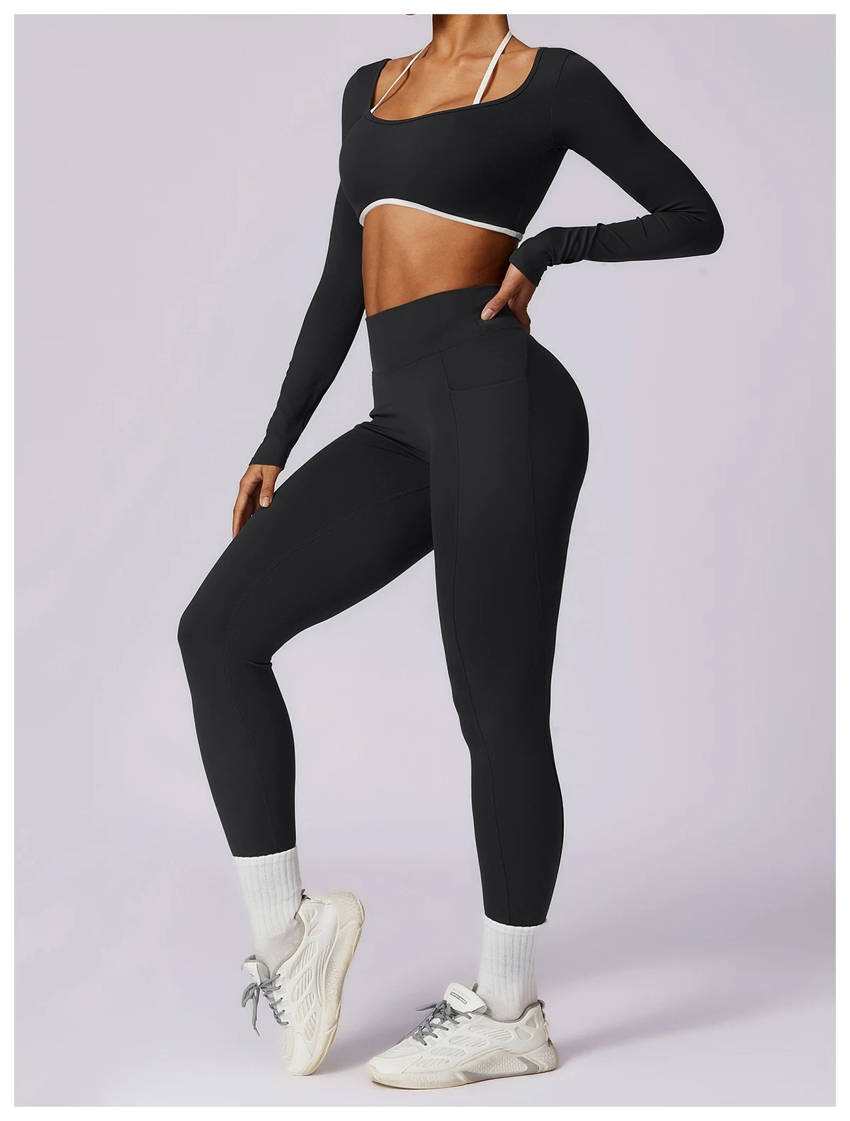 Title 7, Quick-drying Beauty Back Yoga Clothing Top Long...