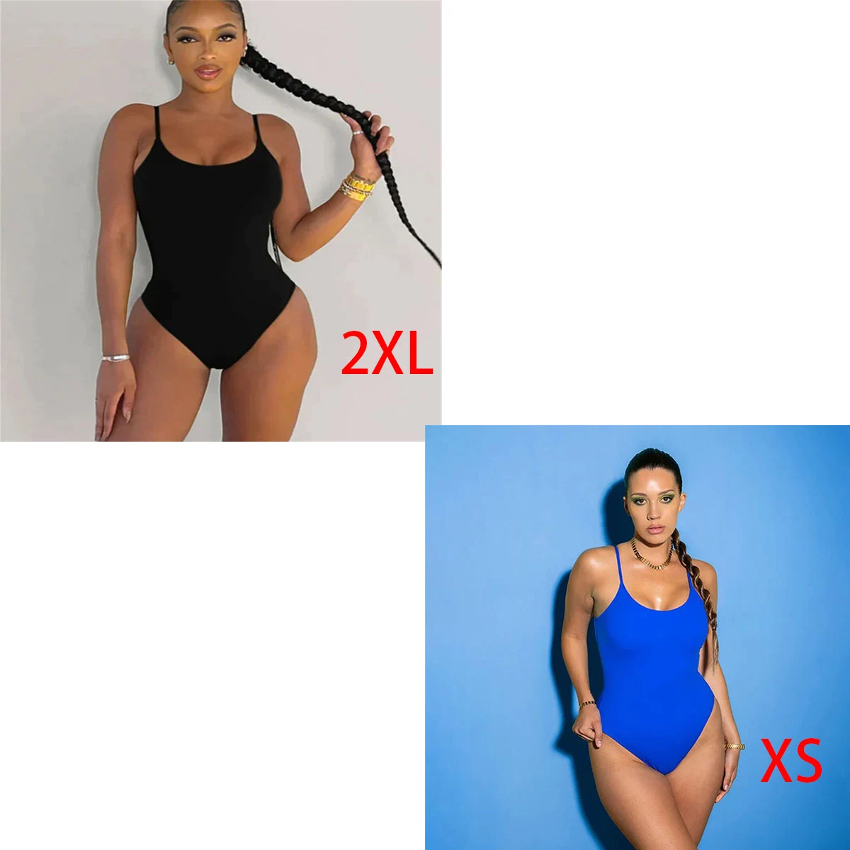 Plus Size Sling Backless Solid Color Triangle One-piece Swimsuit. Enjoy ultimate comfort and style at the beach or pool. — photo 23