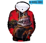 Moletom com capuz 3D casual e moderno com estampa digital, ideal para um visual estiloso e confortável no dia a dia e em eventos casuais. — foto 1