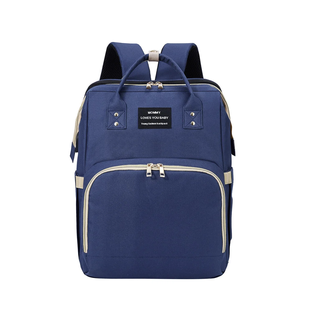 Mochila multifuncional de grande capacidade para mãe e bebê. Ideal para passeios e viagens, com amplo espaço para tudo do bebê. — foto 9