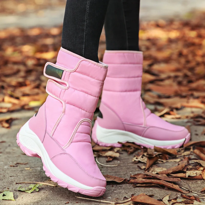 Title 3, Womens high-top shoes with velvet and warm cot...