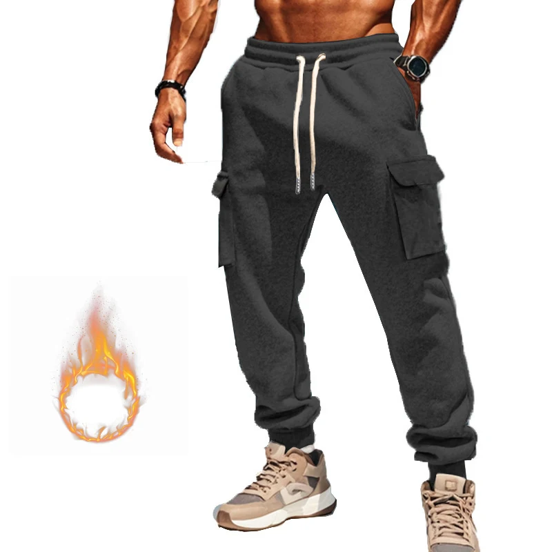 Pantalones de ejercicio informales de talla grande para hombre Confortables, transpirables y perfectos para entrenamiento y uso diario Activo y cómodo — foto 5