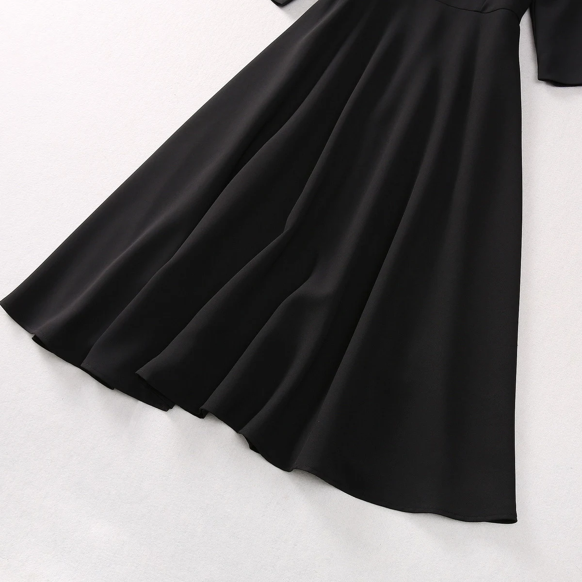 Title 13, Stand Collar Pearl 34 Sleeve Dress