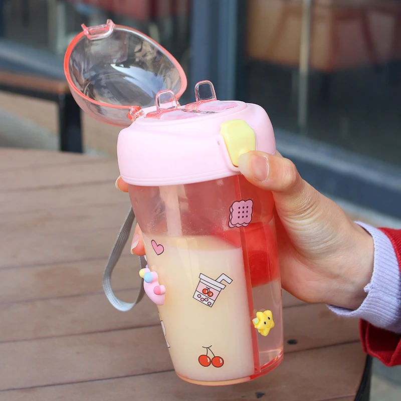 High Face Value Dual Drinking Cup with Creative Straw. Enjoy two drinks at once with this convenient and stylish cup, pe — photo 7
