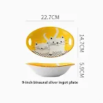 Double ear Yuanbao Plate