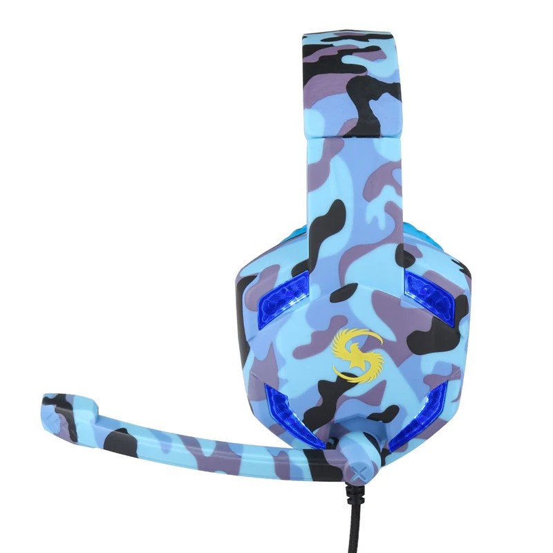 Title 8, Camouflage Gaming Headset Luminous T-176 Wired ...