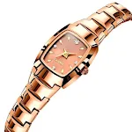 Reloj de cuarzo de acero de tungsteno impermeable para mujeres — foto 6