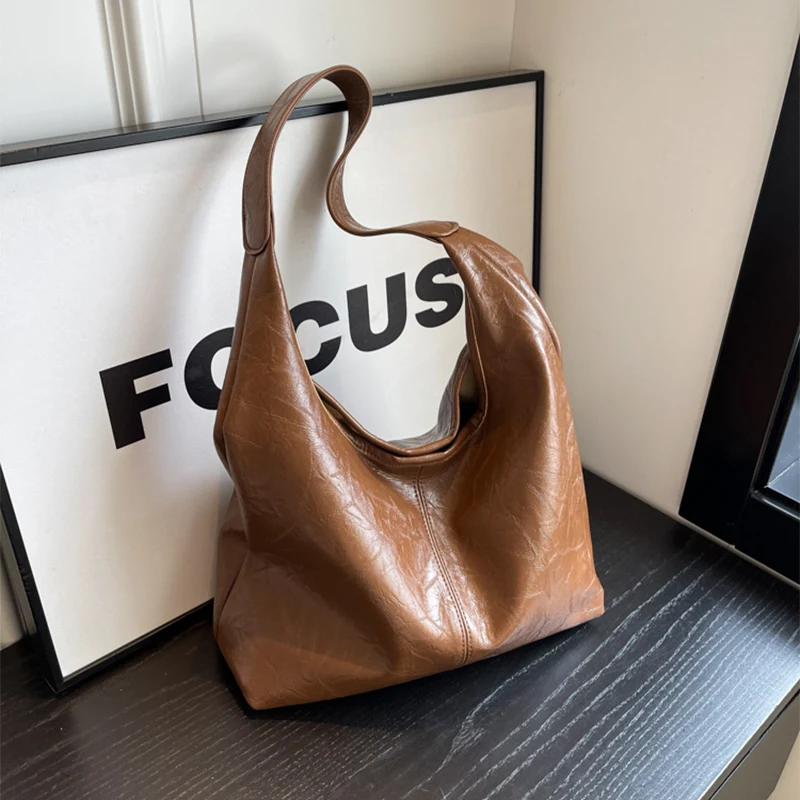 Bolsa de ombro feminina 2 peças, com clutch e bolsa tote hobo grande. Conjunto moderno e casual para trabalho e dia a dia, alta capacidade. — foto 7