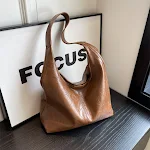 Bolsa de ombro feminina 2 peças, com clutch e bolsa tote hobo grande. Conjunto moderno e casual para trabalho e dia a dia, alta capacidade. — foto 7