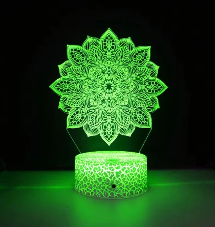 Title 6, Colorful Touch LED Creative Night Light Holiday...