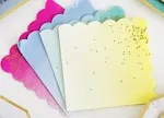 16sheets of tissue blue
