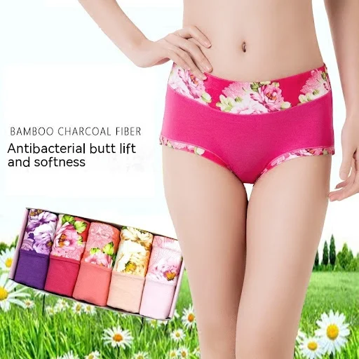 Title 2, Womens Modal Underwear Mid-Waist Cotton Super ...