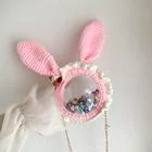 Title 8, Mini Bunny Bag Cute Girl One Shoulder Messenger...