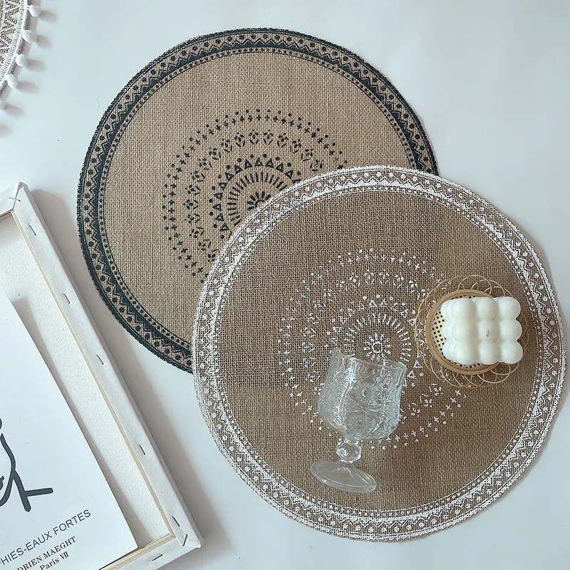 Title 13, Nordic Placemats Cotton and Linen Dining Table ...