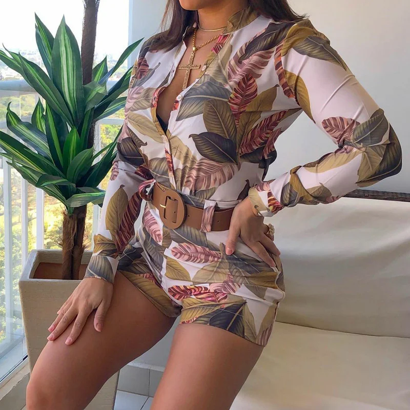 Title 5, Conjunto feminino de duas peças camisa manga lo...