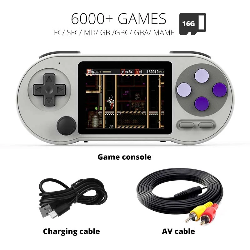 Title 26, SF2000 Handheld Game Console Retro GBA Arcade M...