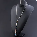 E Galaxy Oito Planetas Pulseira Tornozeleira Sistema Solar Colar Suéter. Use esta joia que te conecta ao cosmos com elegância e estilo único. — foto 12