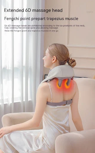 Title 1, Shoulder and Neck Massage Instrument with knead...