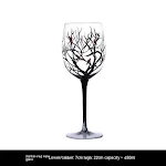 Taça de vidro de luxo pintada à mão para casa Eleve sua experiência ao beber com esta taça elegante e sofisticada. Perfeita para momentos especiais — foto 6