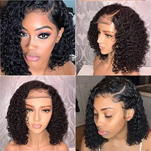 Title 1, Short curly synthetic hair headgear. Instant st...