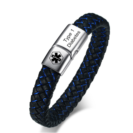 Title 2, Pulseira Médica Masculina com Fivela Magnética ...