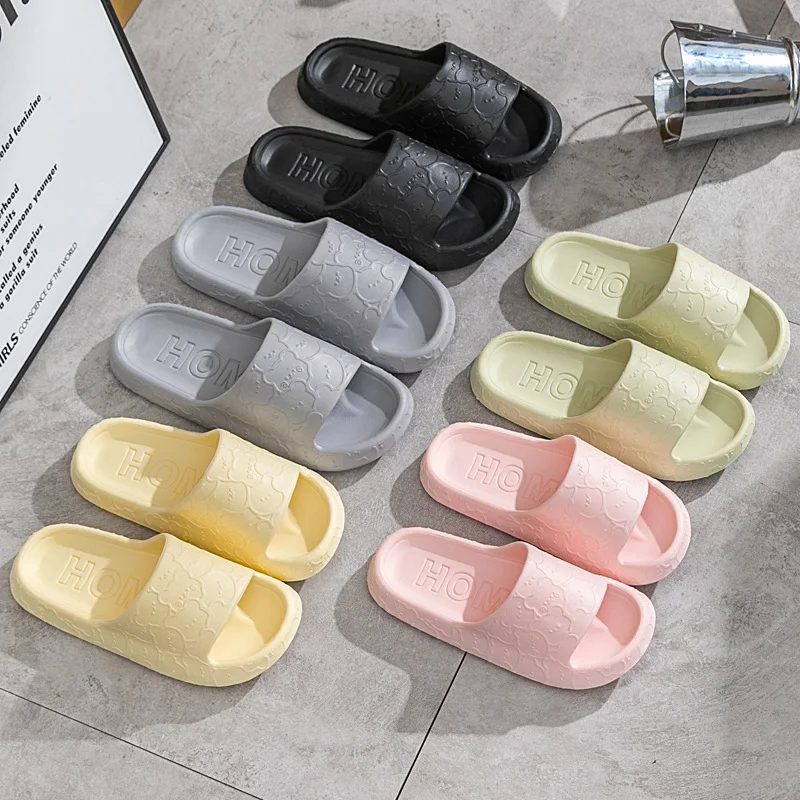 Unisex household bathroom deodorant outerwear thick slippers, comfortable and practical for indoor use, keeping feet fre — photo 21