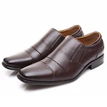 Men's European Style Leather Shoes with Square Toe and Elastic Feet for all-day comfort and a refined look. — photo 5