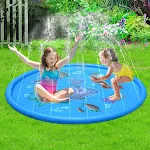 Tapete Piscina com Spray para Crianças Durável Área de Jogo e Salpicos Refrescante Brinquedo Aquático para o Verão Fácil de Usar e Divertir-se — foto 6
