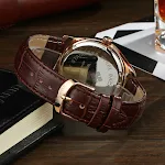 Relógio de quartzo masculino, calendário para lazer, atacado. Um relógio elegante e funcional para o homem moderno, com calendário. — foto 2