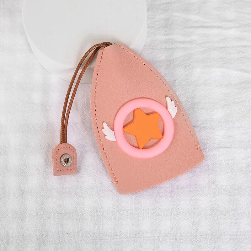 Cartoon Pull-Out Key Case Creative PU Leather Car Key Protector Universal, protects your keys and adds a fun element, ea — photo 12