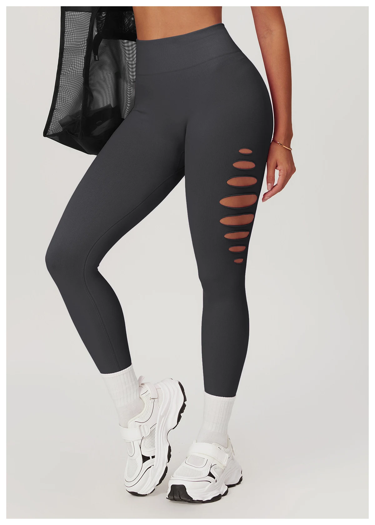 Title 14, European and American Hollow Seamless Skinny Yo...
