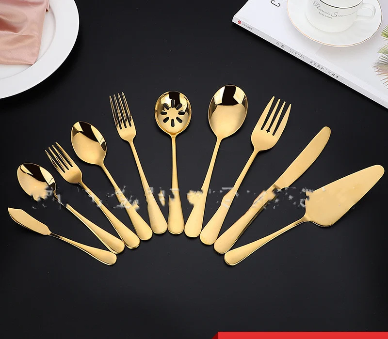 Title 5, American Station 45-piece Western Cutlery Golde...