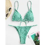 Green White Flower